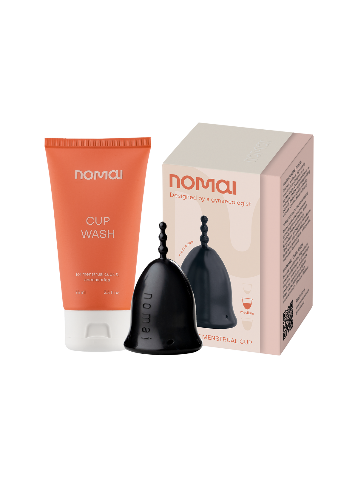 Nomai Cup & Wash Duo, Black