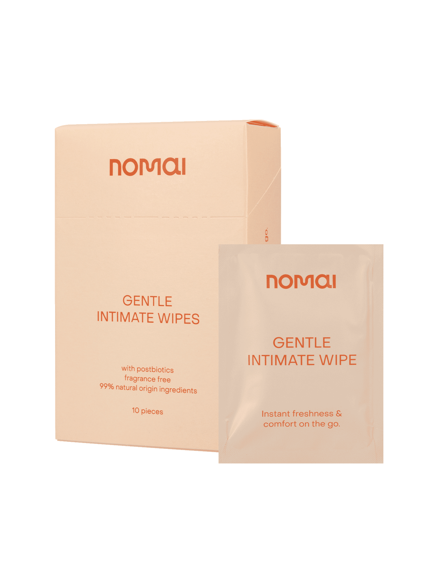 Nomai Gentle Intimate Wipes Cosmos Natural