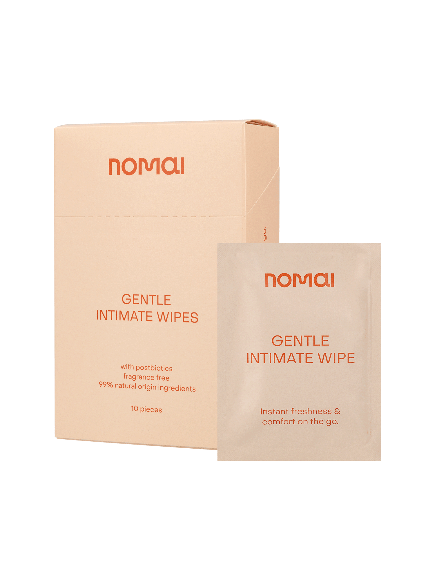 Nomai Gentle Intimate Wipes Cosmos Natural